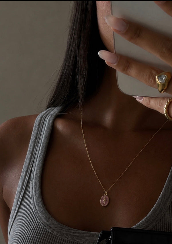 Pink Gold Caballito שרשרת